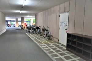 入口のドア